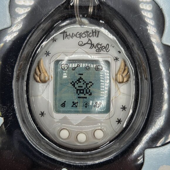 Bandai Tamagotchi Angel Virtual Pet 1997 Original Release New Open Box White/Gol - Picture 4 of 5